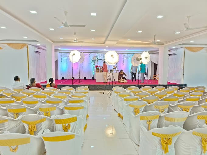 Main Air-Conditioned Marriage Hall at Rathinam Mahal