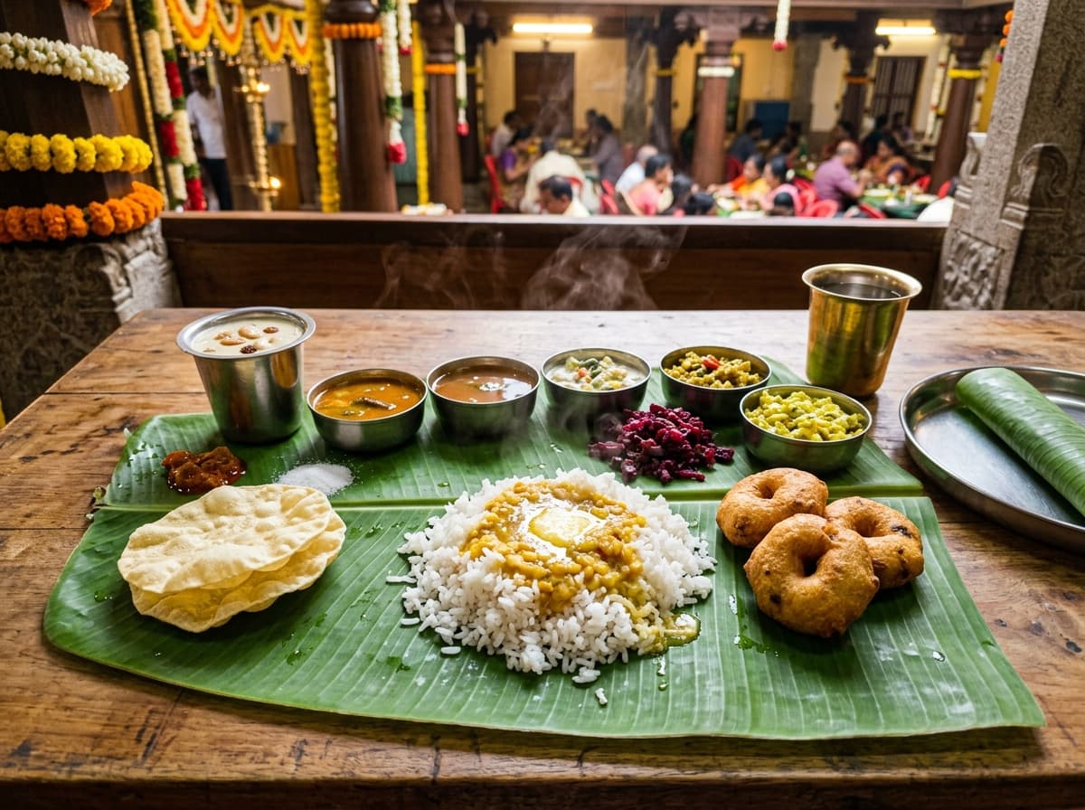 500-Capacity Traditional Dining Hall at Rathinam Mahal